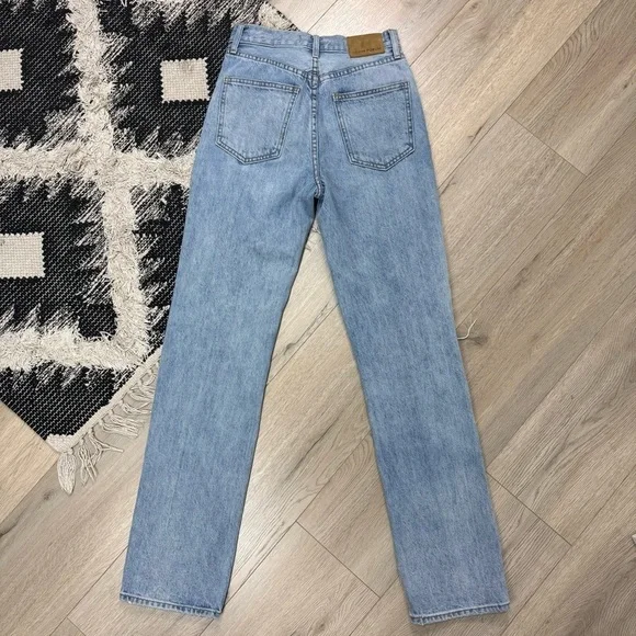 Denim Forum Joni High Rise Loose Jeans Size 23 Aritzia #81771 - Picture 3 of 11